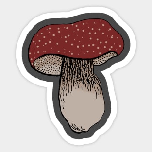 Toadstool Sticker